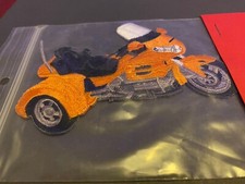 VTG Honda Goldwing Trike Orange Iron On Patch