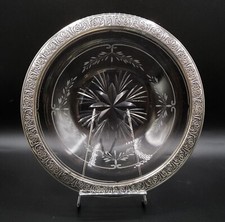 Coupe en cristal gravé