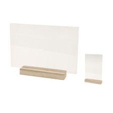 PLAQUE TRANSPARENTE SUR SOCLE