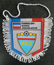 Ancien Fanion / Bannière FSJ - Fédération De Football De Yougoslavie