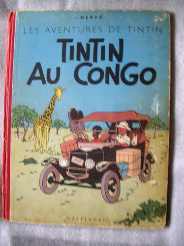 Tintin congo 1947 plat - tintin,
