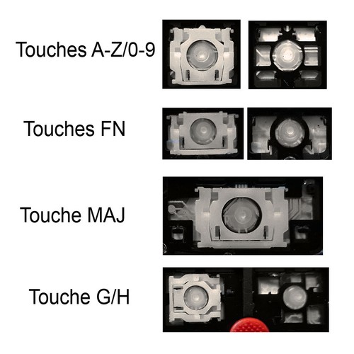 Touche clavier pour lenovo - touche,