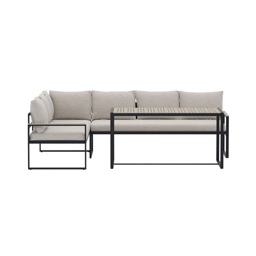 Salon repas angle jardin 6 - repas, d'angle
