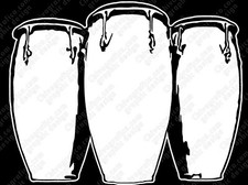 Congas Decal Vinyl Sticker