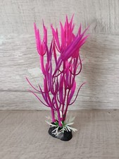 Plante Plastique Rouge 13 cm pour Aquarium Vivarium- Poisson Tortue (1555)