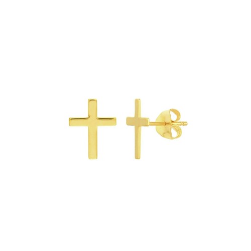 Boucle oreille stud - boucle, croisée