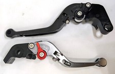 Pair of Aprilia RSV4 2008 2012 Short Motorcycle Clutch Brake Adjustable Jointed Levers