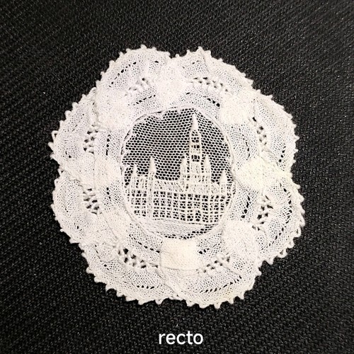 Napperon rond dentelle - napperon,