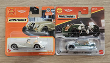 MATCHBOX Lot de 2 MORGAN . MORGAN PLUS FOUR HVN30 et 2021 MORGAN 3 WHEELER JBR04