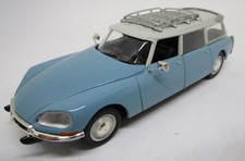 AU754 NOREV 1/43 1:43 CITROEN DS20 ESTATE WITH ROOF RACK GREY 1972 BLUE