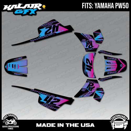 Graphics kit for yamaha pw50 - graphics,