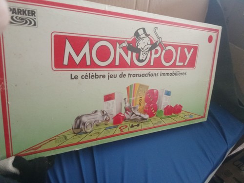Parker monopoly jeu - monopoly, de