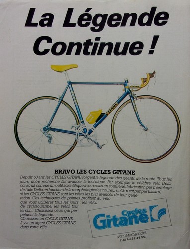 Publicité papier cycles - publicité,