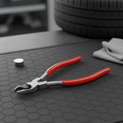 Pince tire clou coudée acier - pince,