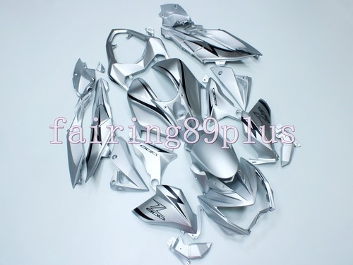 Silver black stripe abs - silver,