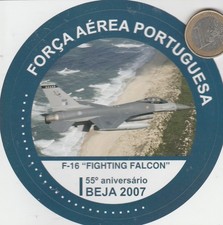 C59 militaire. FORCA AEREA PORTUGUESA. Avion  F-16 Fighting Falcon. Beja 2007