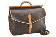 Auth Louis Vuitton Monogram Sac Chasse 2Way Shoulder Boston Bag M41140 LV 2397N