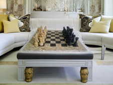 Échiquier Fossile de Corail