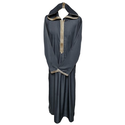Djellaba col zippé capuche - djellaba,