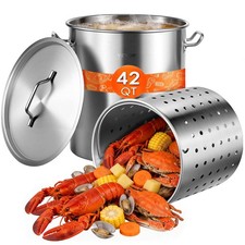 VEVOR 39,7L Marmite en Inox