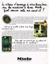 1985 ADVERTISING MIELE washing machine