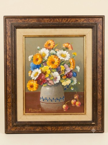 Tableau ancien huile toile