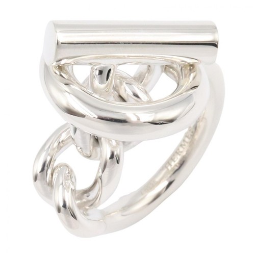Bague croisette hermes argent - bague,