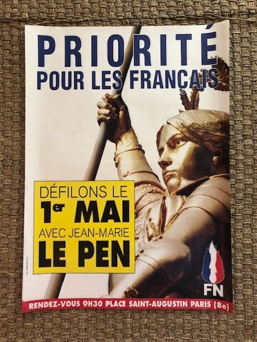 Affiche front national - national, le