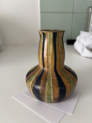 Vase terre cuite vernissée - cuite,