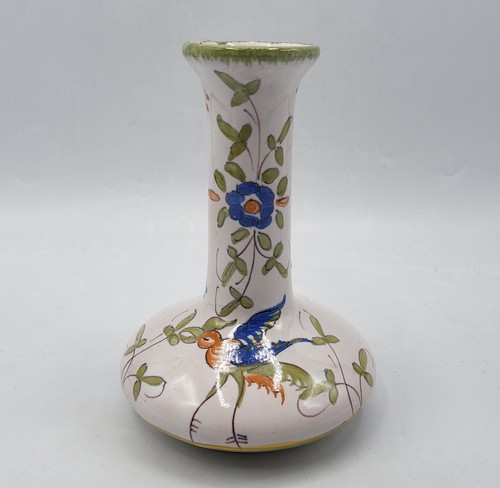 Petit vase faïence peinte - vase,
