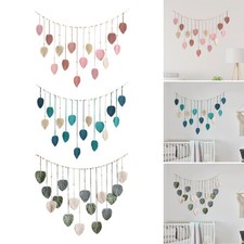 Bohème Tissé Tapisserie Macramé Tenture Murale avec Photo Affichage Clips