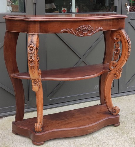 Ancienne console galbée - ancienne,