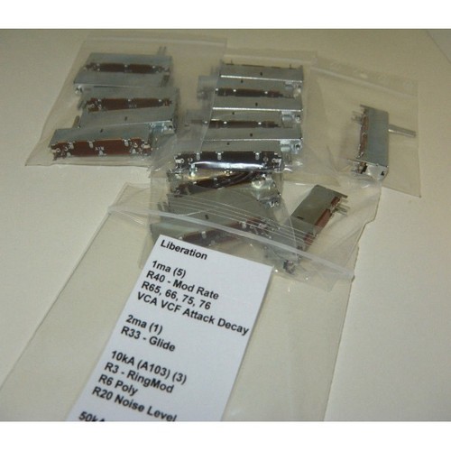 Moog liberation sliders set - sliders,