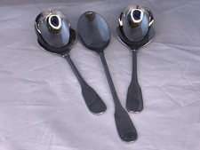 Christofle Acier Serving Spoons- (3)