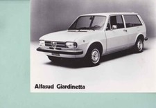 photo de presse / press photo original Alfa Romeo Alfasud Giardinetta 1978