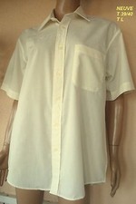 CHEMISE HABILLE HOMME .JAUNE