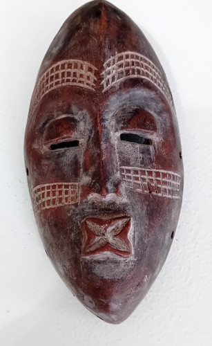 Masque africain congo - bois,