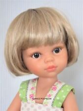 perruque courte blonde poupée moderne collection-Tête20/22cm (8/9")-Paola autres