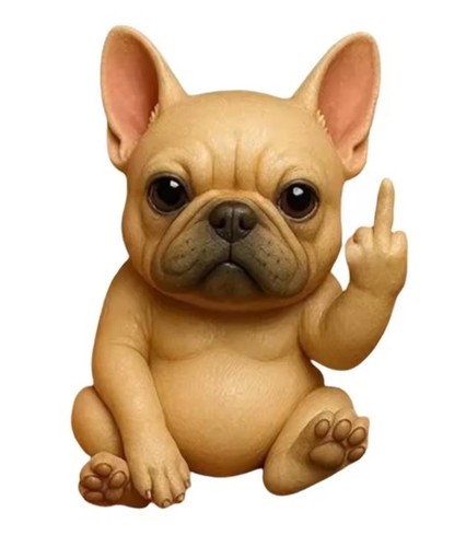 Figurine bouledogue français - figurine,