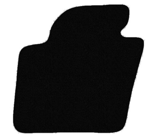 Noir velour conducteur tapis - noir, velour,