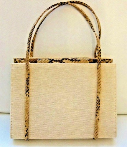 Sac main beige motif - main,