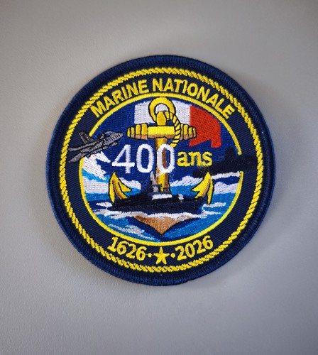 Patch tissus 400 ans - , marine