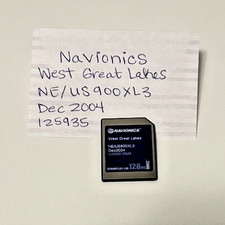 Navionics West Great Lakes Dec 2004 Lowrance SD card map
