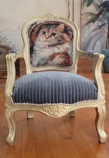 Baroque style revisited children's armchair