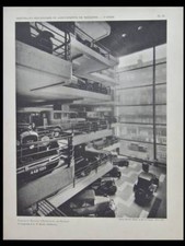 GARAGE MARBEUF CITROEN PARIS - PLANCHE 1930 - LAPRADE ET BAZIN, Jean Prouvé