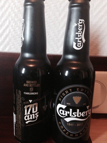 Bouteille collector carlsberg - bouteille,