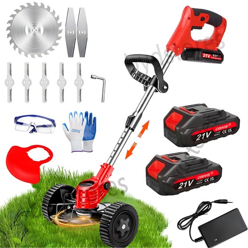 21v cordless strimmer grass - strimmer,