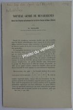 Paléontologie: Gaillard, 1916. Musaraignes miocènes de la Grive Saint-Alban