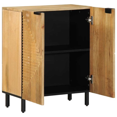 Buffet marron bois mangue - marron,