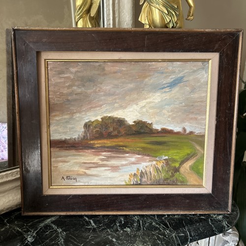 Tableau huile sur - tableau,